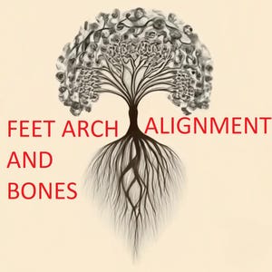 Feet Arch, Toes and Bones, Bunion Healing Alignment Session
