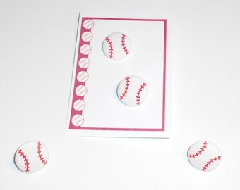 Baseball Earrings, Stud, Post Earrings, Sports Jewelry, Baseball Fan, Team, Mom, Baseball Lover