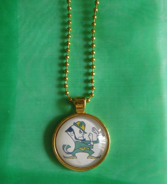 Notre Dame Necklace Notre Dame Earrings Fighting Irish Notre
