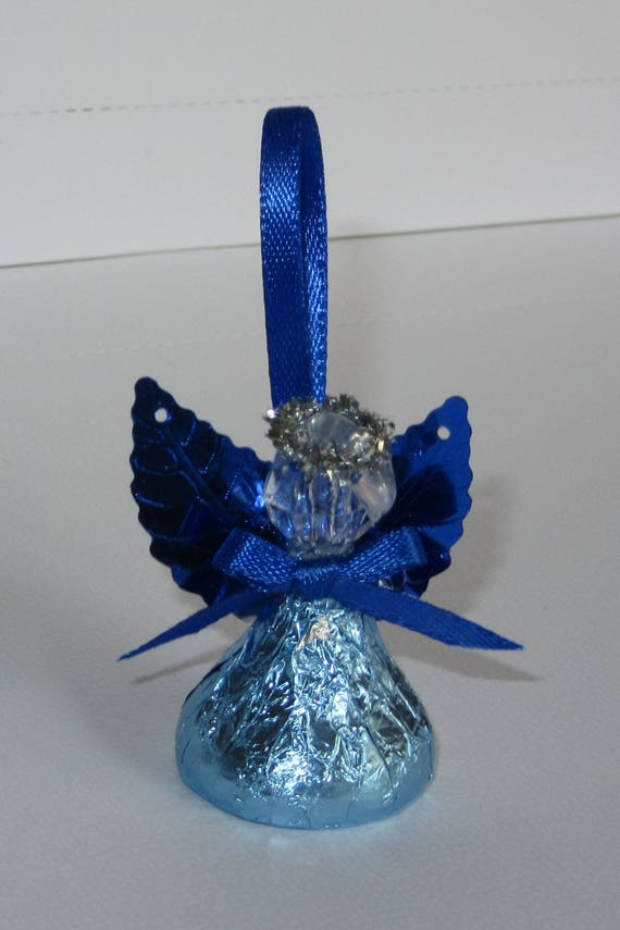 36 BLUE Chocolate Candy Angels Bridal Shower Wedding | Etsy