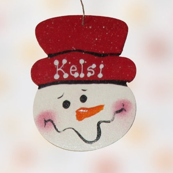Teacher Snowman Personalized Etsy
