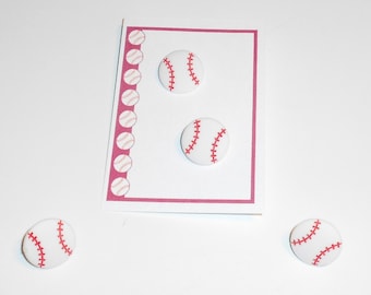 Baseball Earrings, Baseball Mom, Gift for Mom, Team Mom, Baseball Lover, Stud Post Earrings, Sports Earrings, Baseball Jewelry, Baseball Fan