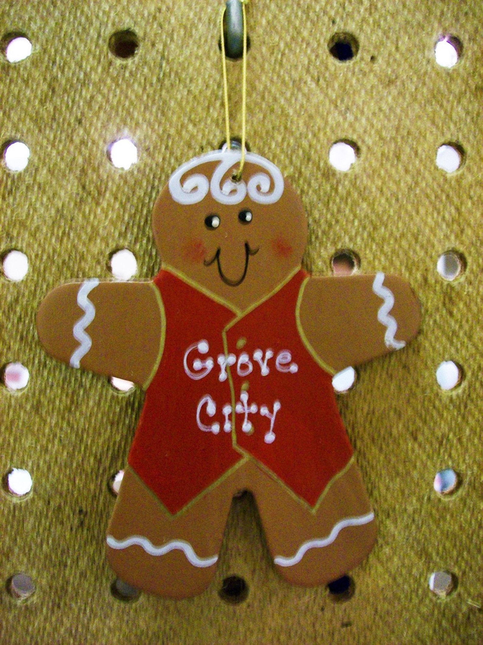 Personalized Gingerbread Ornament Gingerbread Decor Etsy