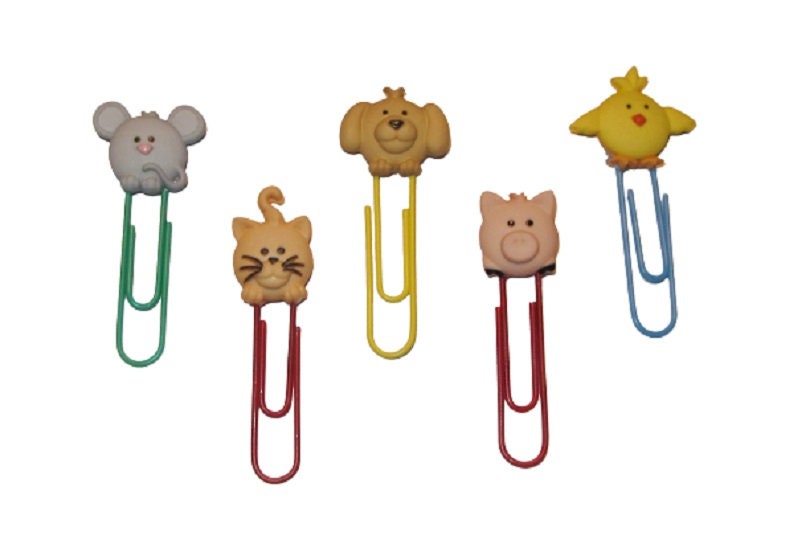 Filofax 2 Dog Paw Bookmarks Organizers Puppy Paper Clips for Planners Filofax 2 Dog Paw Bookmarks Organizers Puppy Paper Clips for Planners