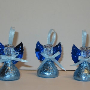 48 BLUE Chocolate Candy Angels Angels Wrapped With BLUE FOIL, Christian ...