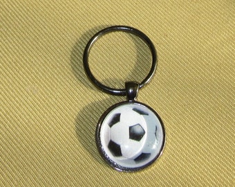 Soccer Key Chain, Pendant Necklace, Team Gift, Sports Banquet, Soccer Mom, Dad, Fan, Player, Coach, Varsity, Jewelry, Soccer Ball Charm