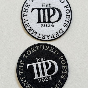 T embroidered patches, sew on patches, gift for fans, patches, singer, music, custom patch, embroidery patch, chingu embroidery patches