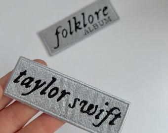 T embroidered patches, sew on patches, gift for fans, patches, singer, music, custom patch, embroidery patch, chingu embroidery patches