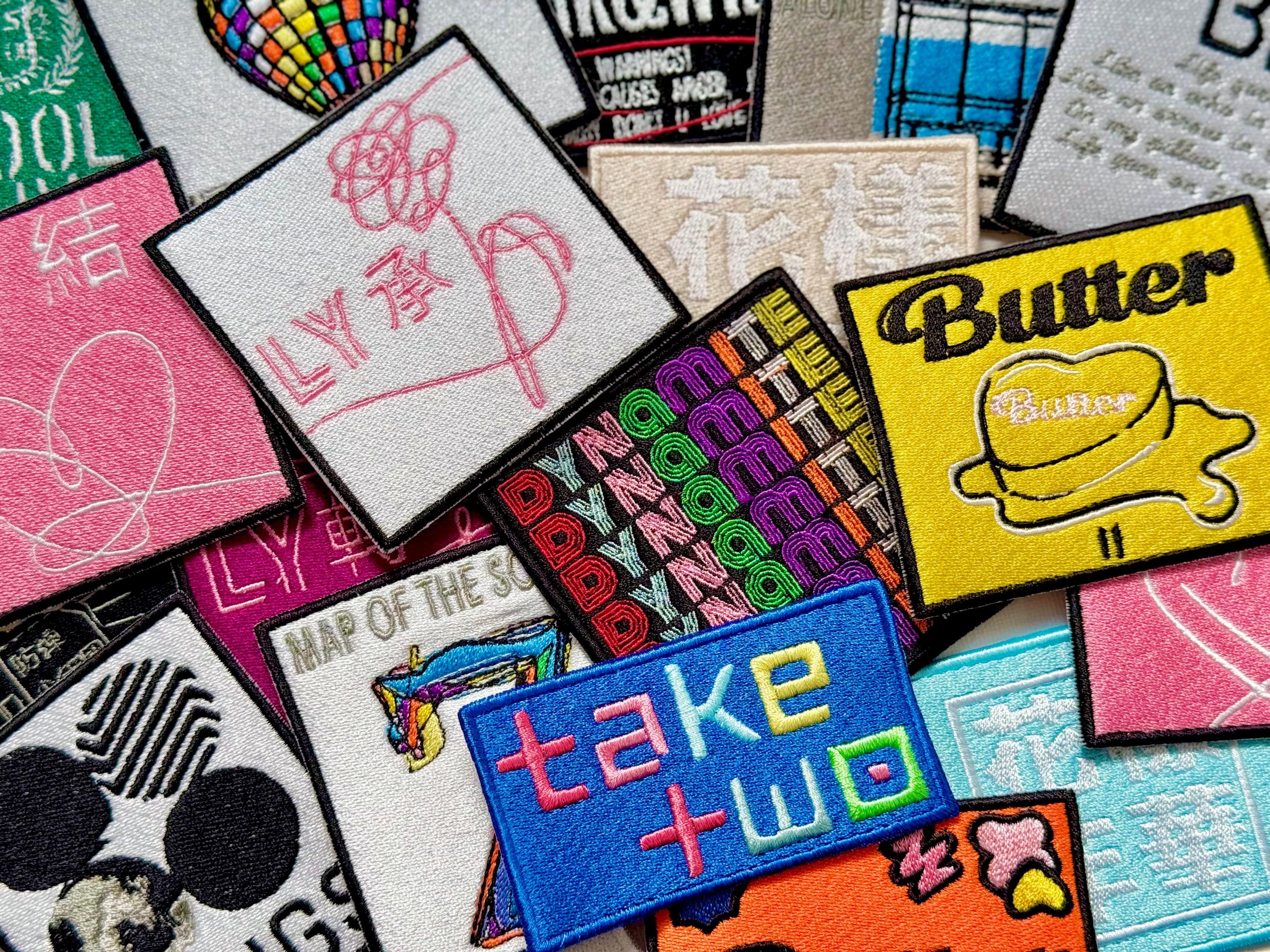 NewJeans ハニ スティコン ワッペン linefriends NewJeans スティコン 刺繍ワッペン 緑 未開封