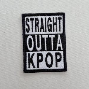 Rechtstreekse geborduurde kpop-patches, opnaaide patches, patches voor tassen, kpop-patch, kpop-fan, patches, patch, chingu-borduurpatches