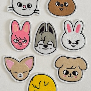 Parches bordados para coser de grupos de Kpop, parches de Kpop, regalos de Kpop, parches personalizados, parches de música, regalo, parches bordados, bordado Chingu