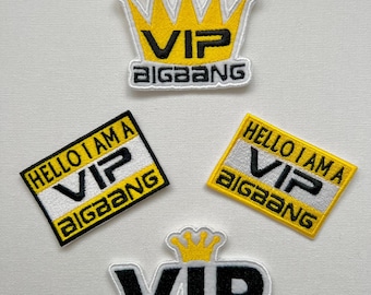 Kpop embroidered patches, sew on patches, gift for kpop fan, kpop, patch, custom patch, kpop accessory, kpop gift, chingu Embroidery