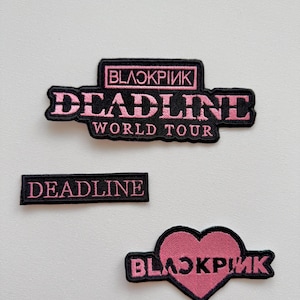 Kpop embroidered patches, sew on patches, gift for kpop fan, kpop, patch, custom patch, kpop accessory, kpop gift, chingu Embroidery
