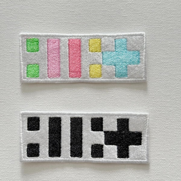 Kpop group sew on embroidered patches, kpop patches, kpop gifts, custom patches, music patches, gift, embroidered patches, Chingu Embroidery