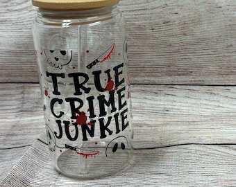 True Crime Glass Tumbler