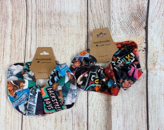 Zespół Boys Band NKOTB BSB New Kids On The Block Backstreet Boys Scrunchie Hair Tie