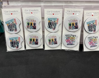 Boy Band Car Coasters NKOTB Backstreet Boys Car Accessories