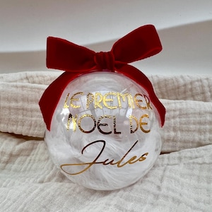 Personalized Christmas ball, Christmas ball with name, children's Christmas ball, ribbon, Christmas ball, personalization, adult Christmas ball, Christmas