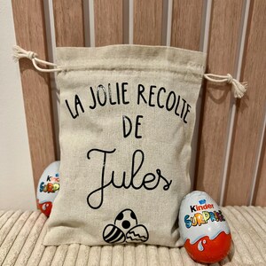 Personalized Easter basket, Easter bag, chocolates, Easter, personalization, child, Easter bag, harvest