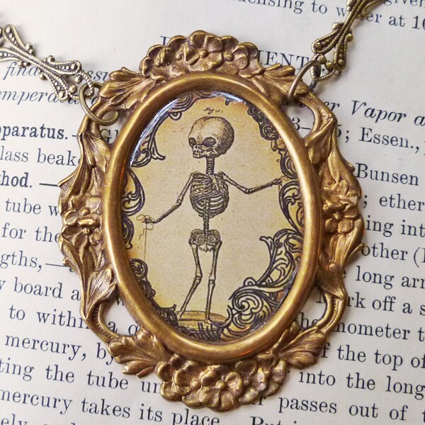 Skeleton Medical Illustration Necklace