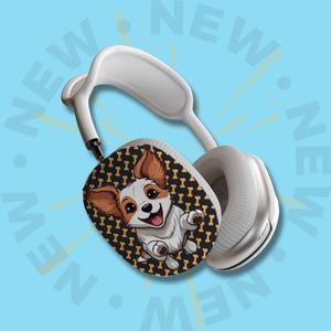 Cute Terrier Puppy AirPods Max Case, Protective Cover for Apple AirPods Max | Lightweight & Fun Dog Lover Gift