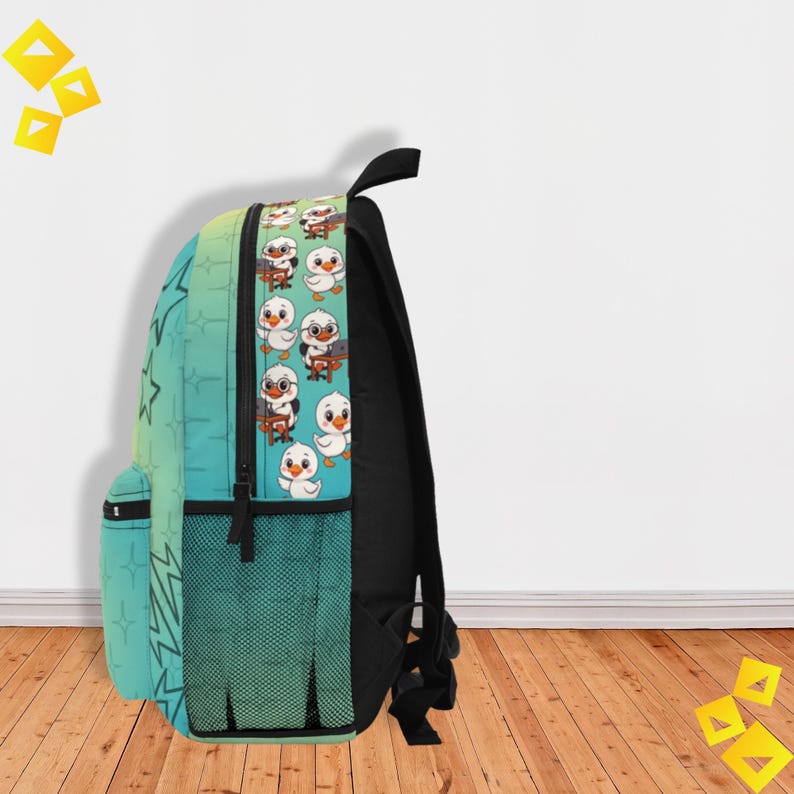 Cute Duck School Backpack | You Can Do It A+ Motivational Bag for Kids ...