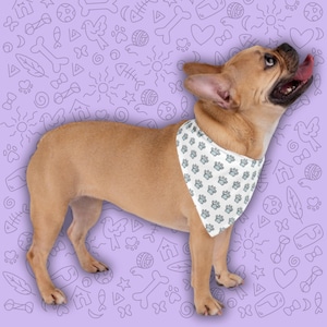 Paw Print Dog Bandana