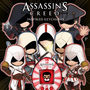 Stickers Pour Borne Arcade – Modèle Assassin's Creed, Déco Gaming Rétro