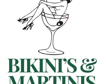 Bikini's & Martini's - Bachelorette Party Invitation