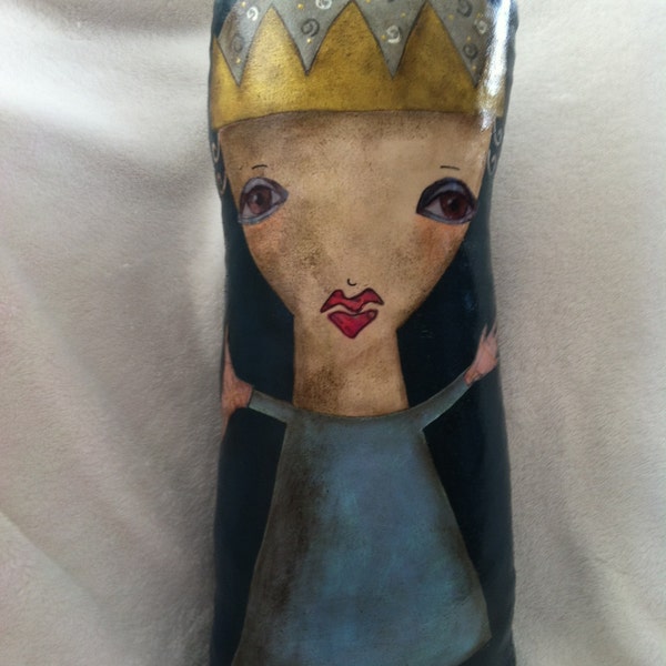 One-of-a-Kind  Medieval Queen Art Doll
