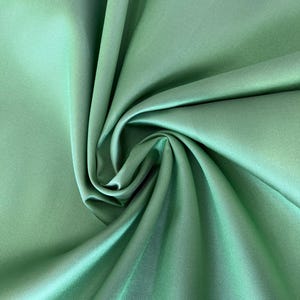 Light green silk mikado