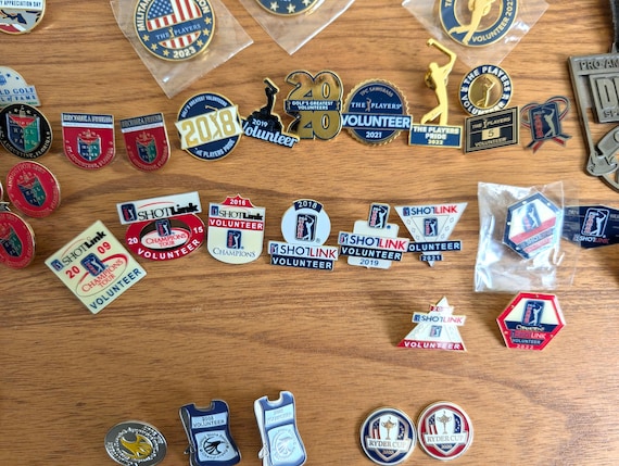 Lot of 50 PGA Golf Pins PGA Tour Ryder Cup the Players Club and