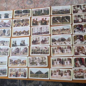 rare stereoscope cards Antique Stereoscope W.B. Hagemann With 10 Cards Rare Religious Crucifixion