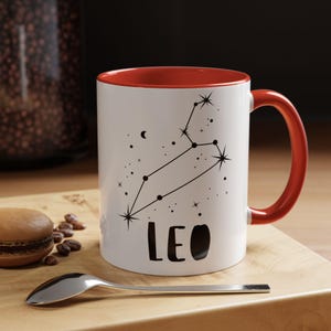 Taza del zodiaco Leo, taza de café, taza de té, tazas, tazas de regalo, tazas de regalo, tazas, taza de café, regalo del zodiaco, regalo de amigo, regalo de cumpleaños