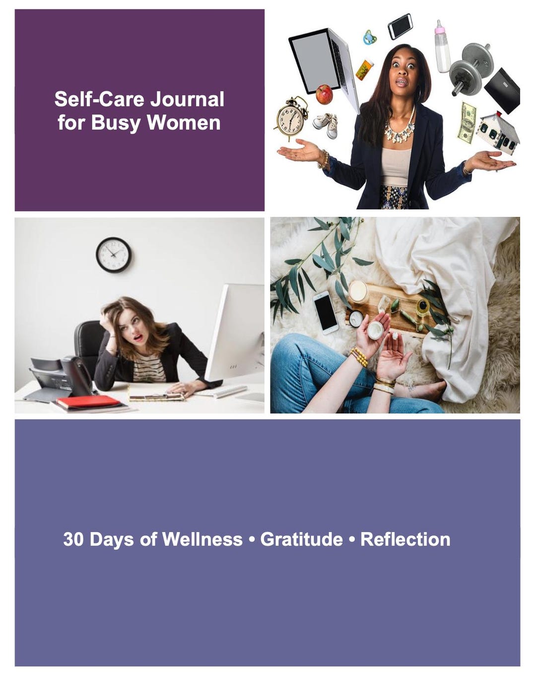 Self Care Journal for Busy Women • 30 Day Wellness (printable PDF) - Etsy