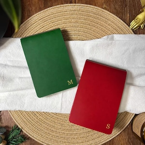 Diario in pelle personalizzato, raccoglitore ad anelli ricaricabile M5, mini taccuino tascabile
