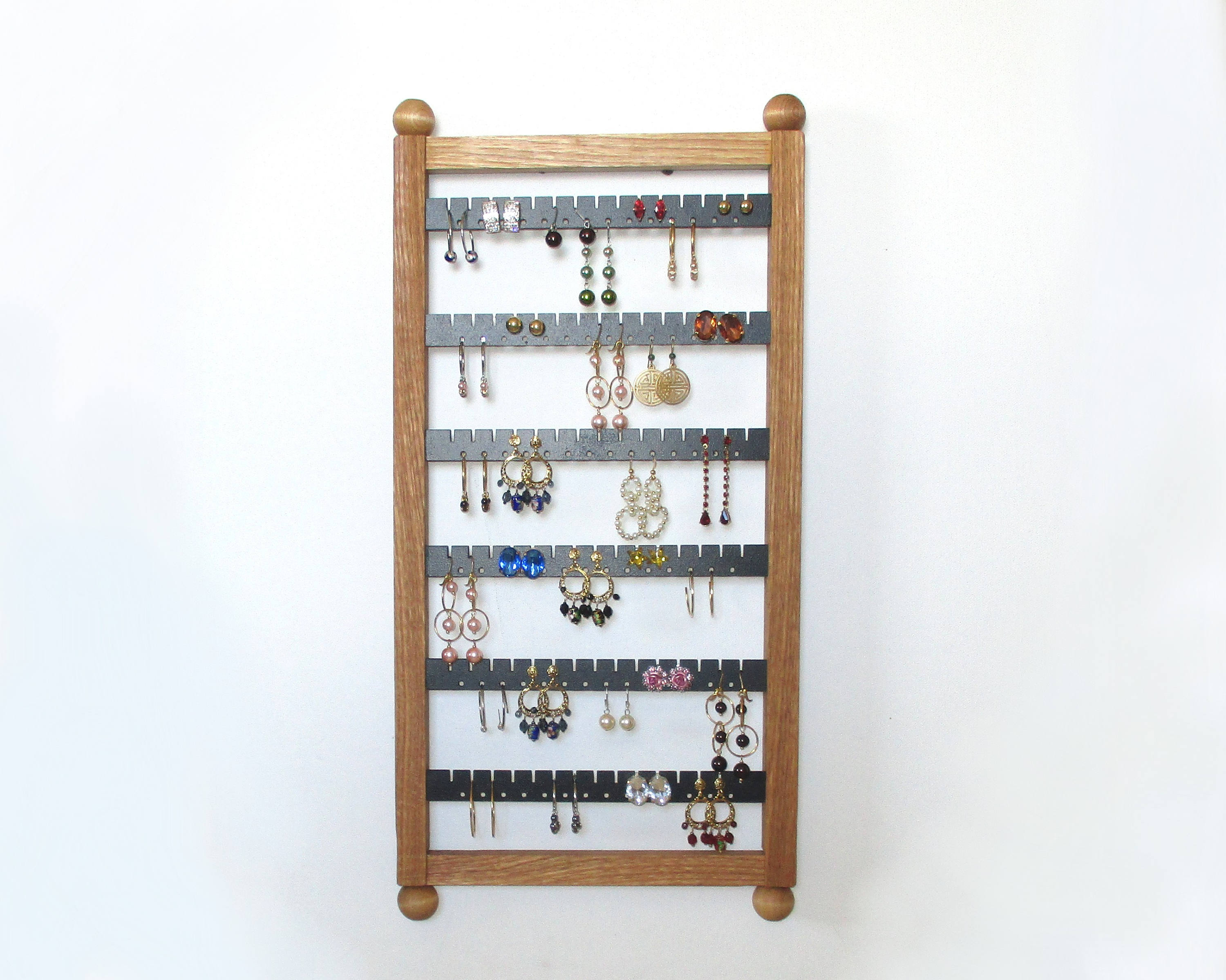 Earring Holder Earring rack Holds 80 pairs Jewelry Etsy