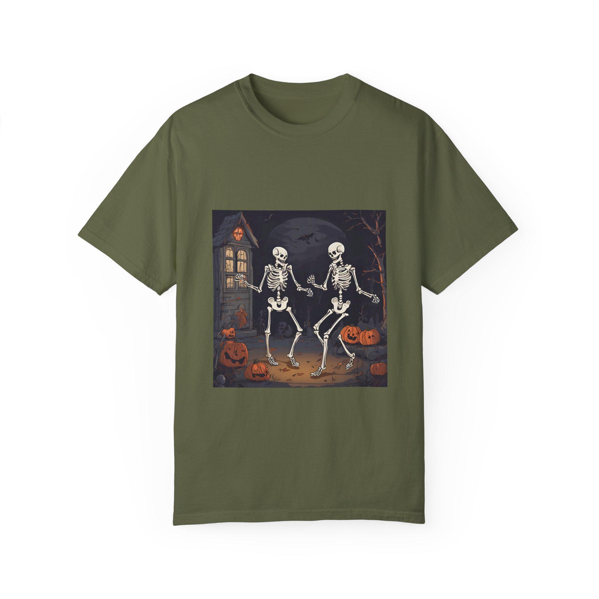 Spooky Western Skeleton Graphic Plus Tee main image 0