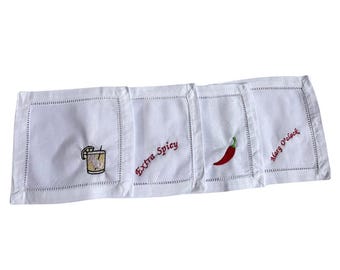 Margarita Luxury Linen cocktail napkins