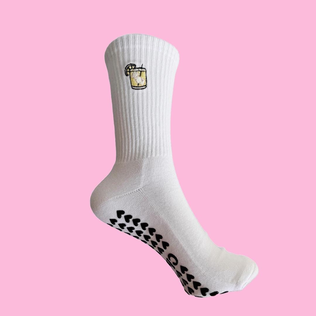 Calze Aderenti Antiscivolo Calze Antiscivolo Per Yoga E Pilates - 4 Paia Miste, Punti Di Presa In PVC, Colori Nero, Grigio, Bianco, Rosa Calze Traspiranti Per Danza