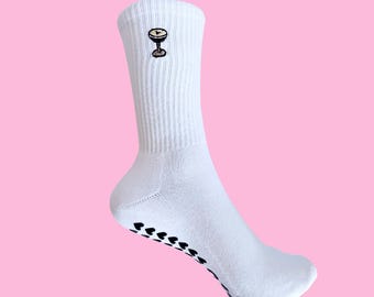 Espresso Martini Pilates Grip Socks