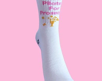 Will Pilates for Prosecco Pilates Grip Socks