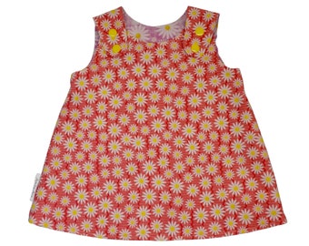 Baby Dress - Newborn to 3 months - Daisies