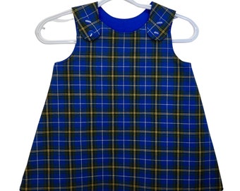 Baby Dress - Size 6 to 12 months - Nova Scotia Tartan