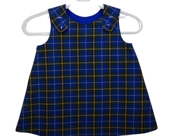 Baby Dress - Size 3 to 6 months - Nova Scotia Tartan