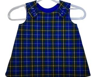 Baby Dress - Newborn to 3 months - Nova Scotia Tartan