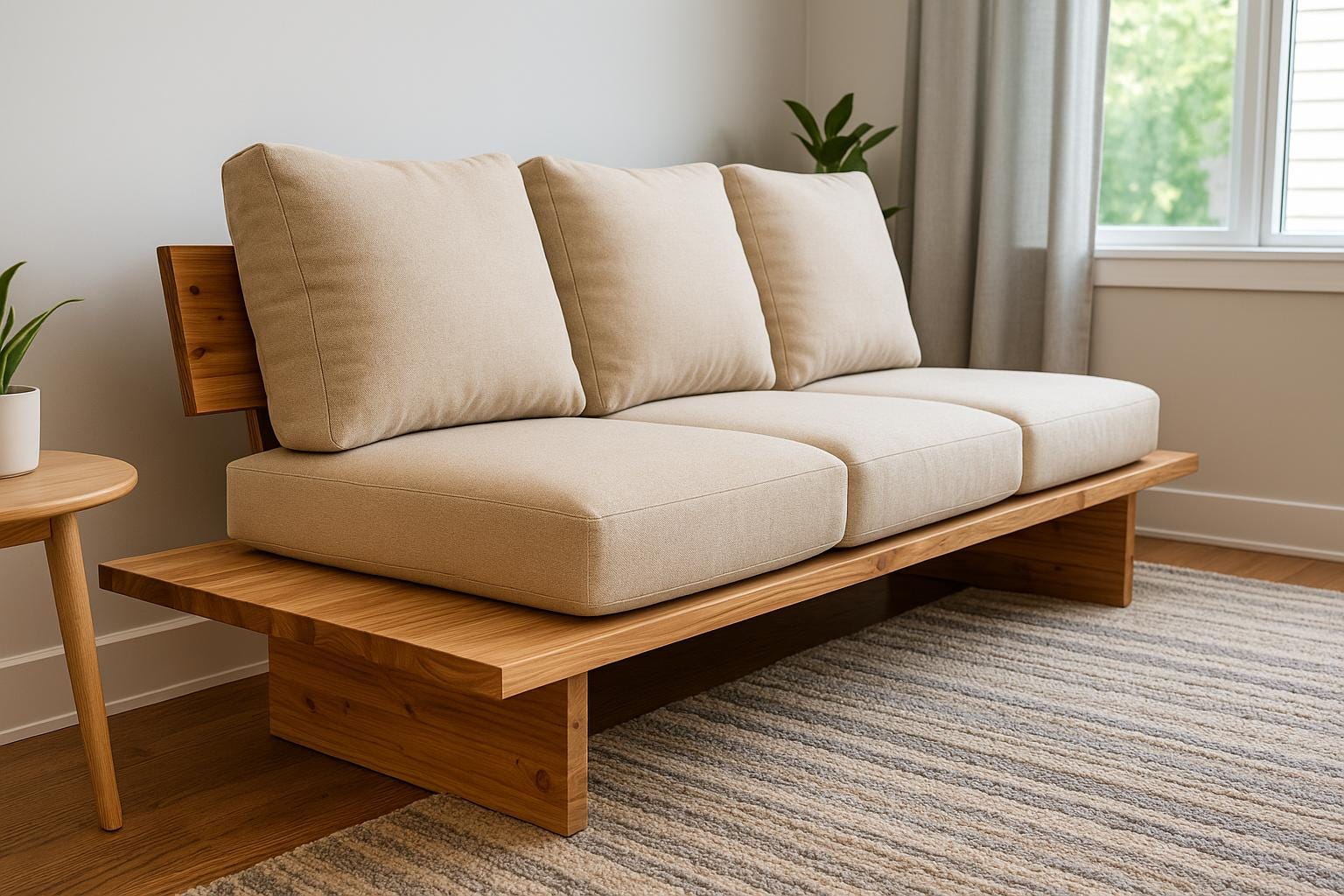 Picture of DIY Outdoor Sofa Plan: Minimalist Patio Furniture (PDF Download) - Etsy