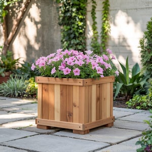 DIY Holz Pflanzkasten Pläne | Zedernholz Gartenbeet PDF | Outdoor Blumenkasten Holzbearbeitungsplan | Sofortiger digitaler Download