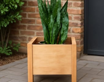 Planos de jardineras de madera: Proyecto de carpintería para jardín (Descarga PDF)