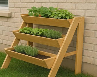 Rustic Potting Bench Plans: DIY Garden Workstation (Digital Download)